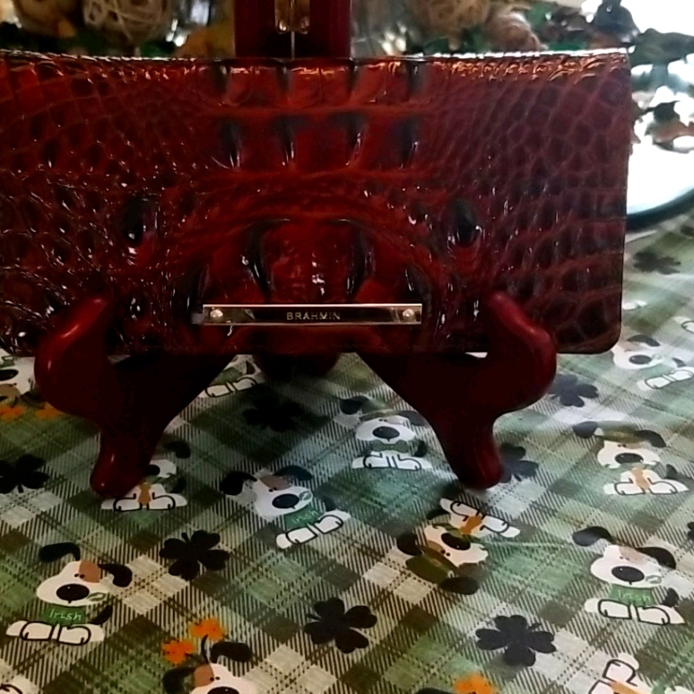 Brahmin wallet  peacan